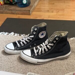 Converse Black and White High-Tops